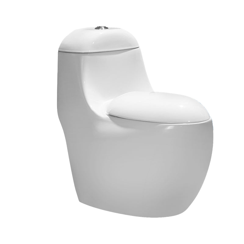 Floor Mounted Urine Toilet One Piece Toilet Modern Porcelain Toilet Bowl 16"L x 28"W x 28"H Clearhalo 'Bathroom Remodel & Bathroom Fixtures' 'Home Improvement' 'home_improvement' 'home_improvement_toilets' 'Toilets & Bidets' 'Toilets' 7394861