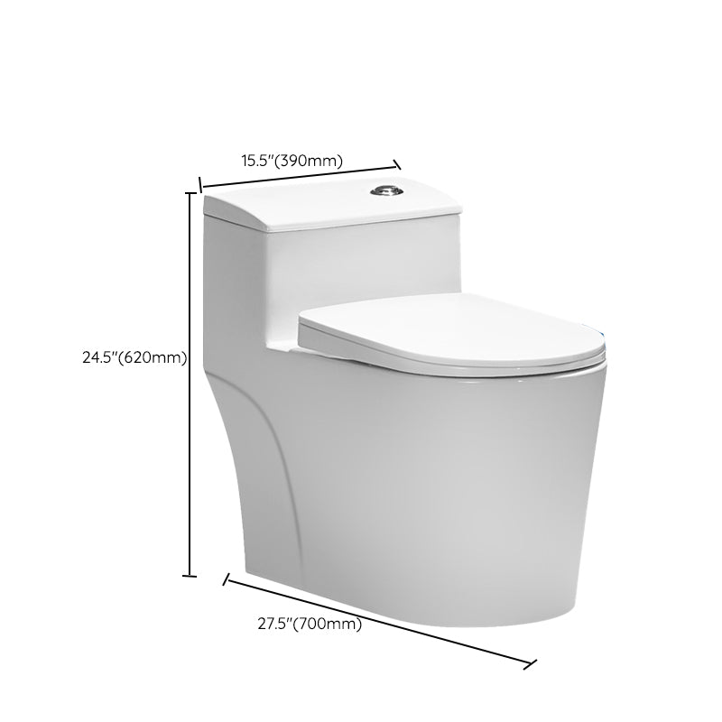 Floor Mounted Urine Toilet One Piece Toilet Modern Porcelain Toilet Bowl Clearhalo 'Bathroom Remodel & Bathroom Fixtures' 'Home Improvement' 'home_improvement' 'home_improvement_toilets' 'Toilets & Bidets' 'Toilets' 7394869
