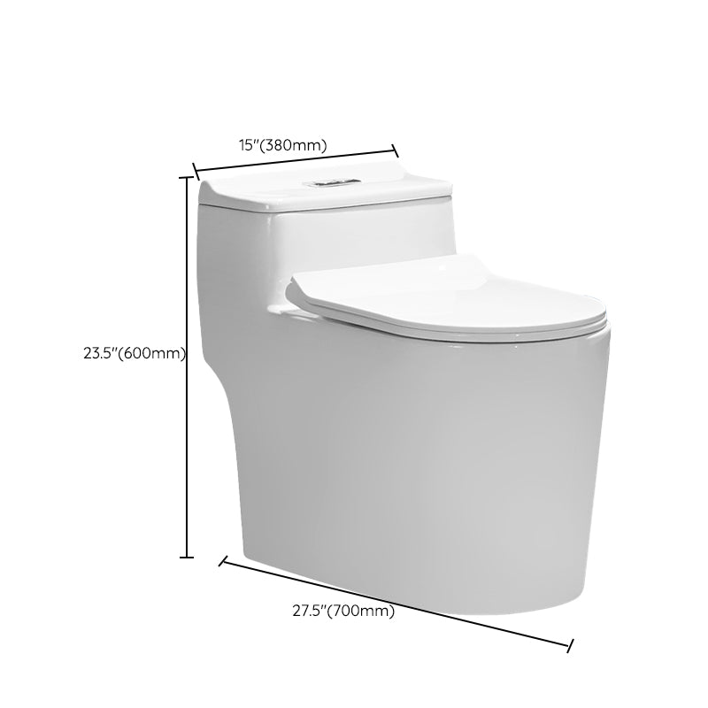 Floor Mounted Urine Toilet One Piece Toilet Modern Porcelain Toilet Bowl Clearhalo 'Bathroom Remodel & Bathroom Fixtures' 'Home Improvement' 'home_improvement' 'home_improvement_toilets' 'Toilets & Bidets' 'Toilets' 7394870