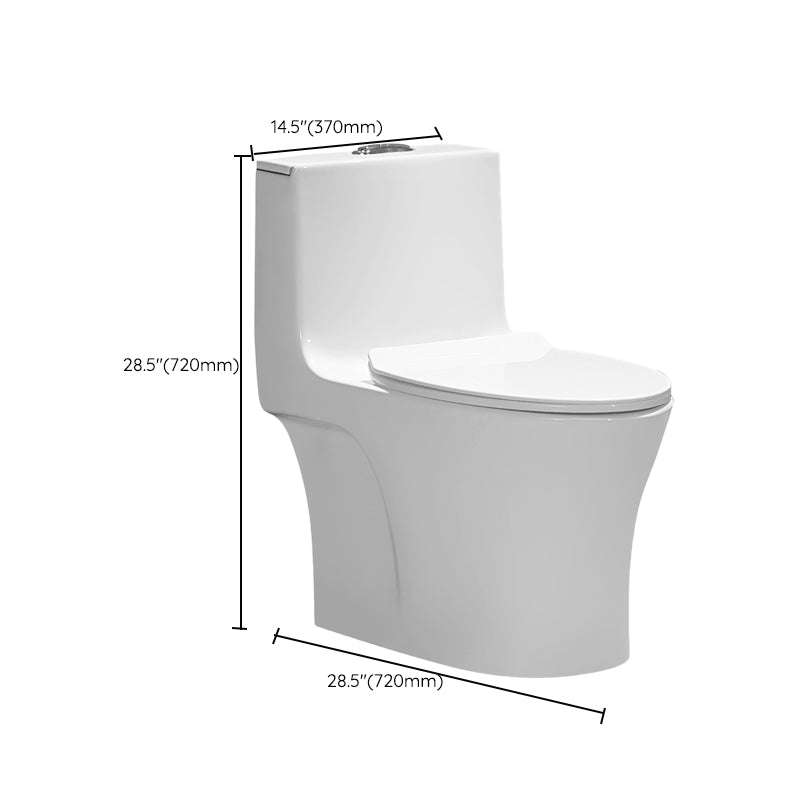 Floor Mounted Urine Toilet One Piece Toilet Modern Porcelain Toilet Bowl Clearhalo 'Bathroom Remodel & Bathroom Fixtures' 'Home Improvement' 'home_improvement' 'home_improvement_toilets' 'Toilets & Bidets' 'Toilets' 7394871