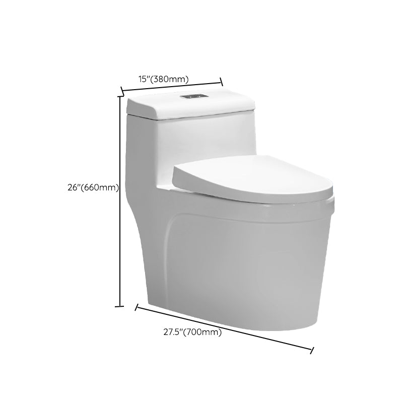 Floor Mounted Urine Toilet One Piece Toilet Modern Porcelain Toilet Bowl Clearhalo 'Bathroom Remodel & Bathroom Fixtures' 'Home Improvement' 'home_improvement' 'home_improvement_toilets' 'Toilets & Bidets' 'Toilets' 7394872