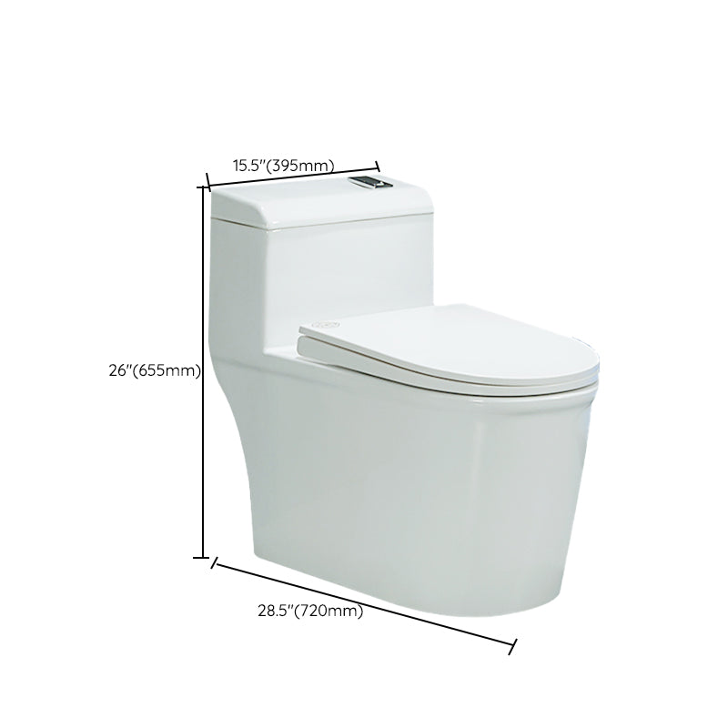 Floor Mounted Urine Toilet One Piece Toilet Modern Porcelain Toilet Bowl Clearhalo 'Bathroom Remodel & Bathroom Fixtures' 'Home Improvement' 'home_improvement' 'home_improvement_toilets' 'Toilets & Bidets' 'Toilets' 7394874