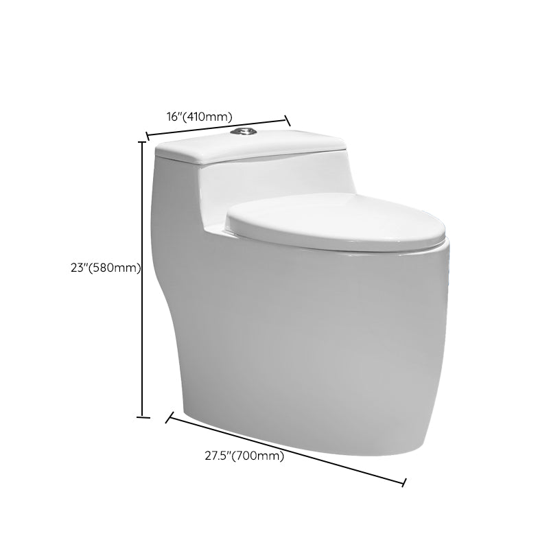Floor Mounted Urine Toilet One Piece Toilet Modern Porcelain Toilet Bowl Clearhalo 'Bathroom Remodel & Bathroom Fixtures' 'Home Improvement' 'home_improvement' 'home_improvement_toilets' 'Toilets & Bidets' 'Toilets' 7394876