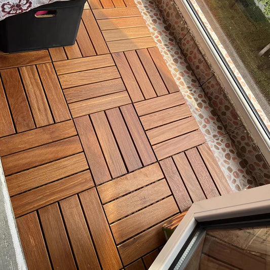 Tradition Hardwood Flooring Solid Wood Square Hardwood Deck Tiles Clearhalo 'Flooring 'Hardwood Flooring' 'hardwood_flooring' 'Home Improvement' 'home_improvement' 'home_improvement_hardwood_flooring' Walls and Ceiling' 7396000