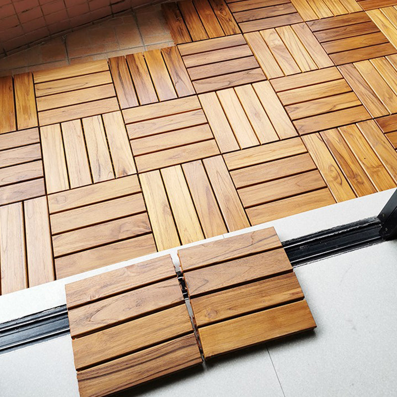 Tradition Hardwood Flooring Solid Wood Square Hardwood Deck Tiles Clearhalo 'Flooring 'Hardwood Flooring' 'hardwood_flooring' 'Home Improvement' 'home_improvement' 'home_improvement_hardwood_flooring' Walls and Ceiling' 7396013