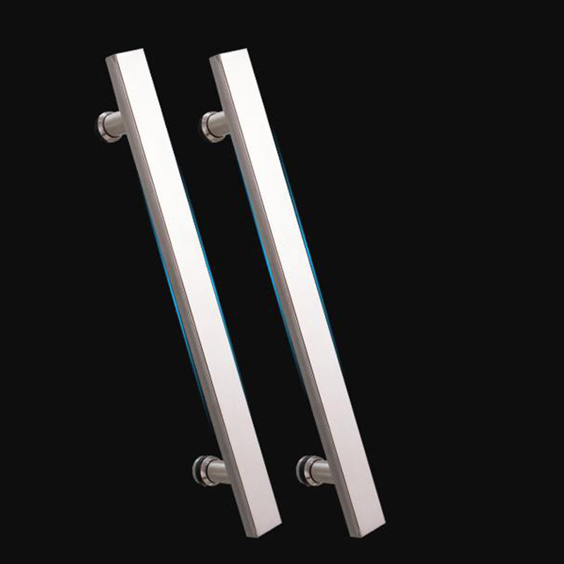 Framed Double Sliding Shower Enclosure Square Matt Black Shower Enclosure Clearhalo 'Bathroom Remodel & Bathroom Fixtures' 'Home Improvement' 'home_improvement' 'home_improvement_shower_stalls_enclosures' 'Shower Stalls & Enclosures' 'shower_stalls_enclosures' 'Showers & Bathtubs' 7396163