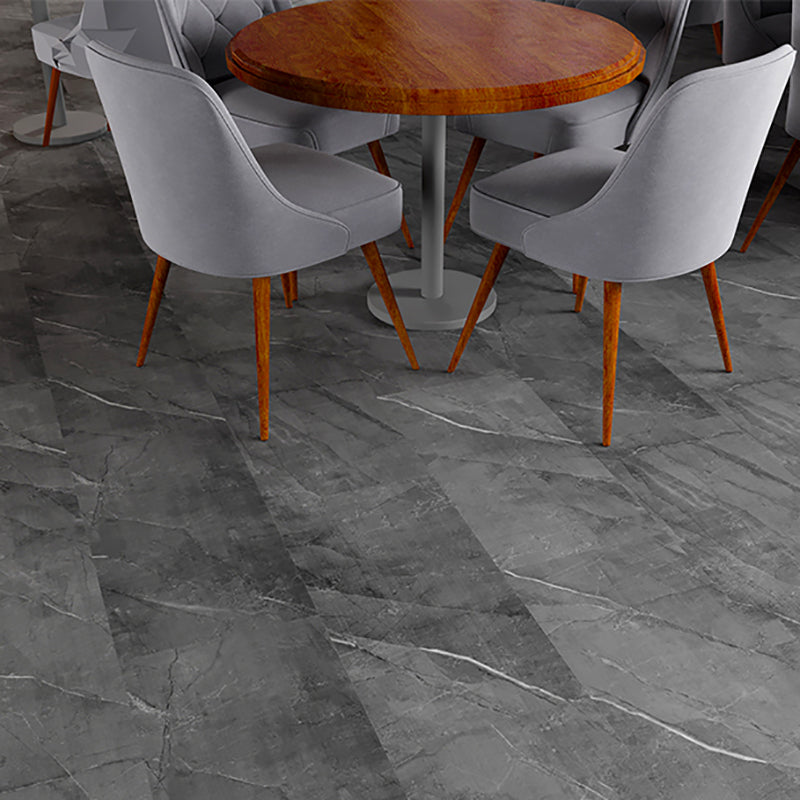 Contemporary Laminate Tongue and Groove Locking Slip Resistant Waterproof Dark Gray Clearhalo 'Flooring 'Home Improvement' 'home_improvement' 'home_improvement_laminate_flooring' 'Laminate Flooring' 'laminate_flooring' Walls and Ceiling' 7396805