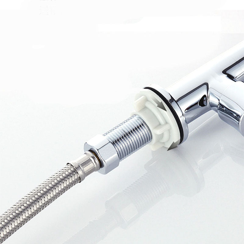 Modern Style Bar Faucet Brass Lever Handle Gooseneck Bar Faucet Clearhalo 'Home Improvement' 'home_improvement' 'home_improvement_kitchen_faucets' 'Kitchen Faucets' 'Kitchen Remodel & Kitchen Fixtures' 'Kitchen Sinks & Faucet Components' 'kitchen_faucets' 7396894