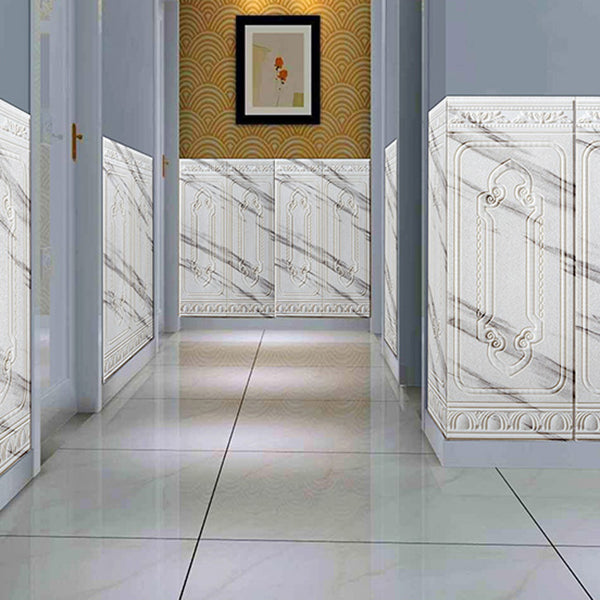 3D Backsplash Panels Contemporary Plastic Backsplash Panels with Waterproof Clearhalo 'Flooring 'Home Improvement' 'home_improvement' 'home_improvement_wall_paneling' 'Wall Paneling' 'wall_paneling' 'Walls & Ceilings' Walls and Ceiling' 7396914