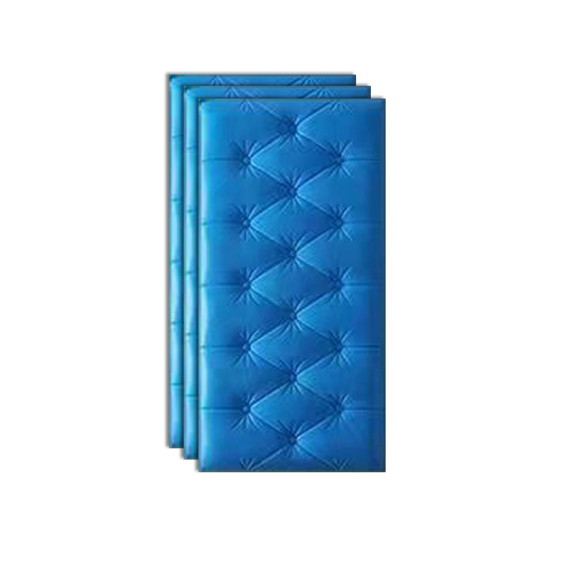 Plastic Backsplash Panels Peel and Stick Waterproof Backsplash Panels Blue 3-Piece Set Clearhalo 'Flooring 'Home Improvement' 'home_improvement' 'home_improvement_wall_paneling' 'Wall Paneling' 'wall_paneling' 'Walls & Ceilings' Walls and Ceiling' 7396943