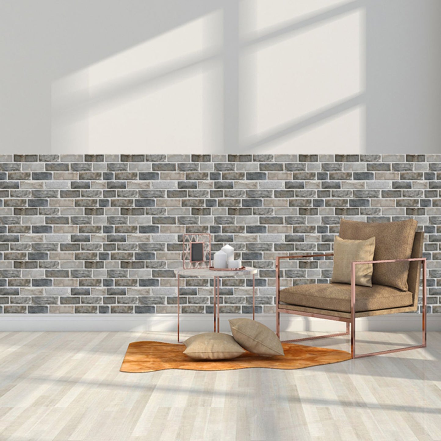 3D Backsplash Panels Contemporary PVC Backsplash Panels with Waterproof 50-Piece Set Clearhalo 'Flooring 'Home Improvement' 'home_improvement' 'home_improvement_wall_paneling' 'Wall Paneling' 'wall_paneling' 'Walls & Ceilings' Walls and Ceiling' 7397345