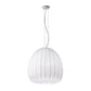 Hemisphere Drop Pendant Simple Fabric 1-Light White Hanging Ceiling Light over Table Clearhalo 'Ceiling Lights' 'Modern Pendants' 'Modern' 'Pendant Lights' 'Pendants' Lighting' 739840