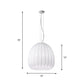 Hemisphere Drop Pendant Simple Fabric 1-Light White Hanging Ceiling Light over Table Clearhalo 'Ceiling Lights' 'Modern Pendants' 'Modern' 'Pendant Lights' 'Pendants' Lighting' 739842
