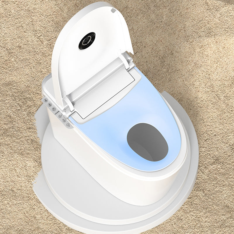 White Smart Toilet Elongated Bidet Seat with Unlimited Warm Water Clearhalo 'Bathroom Remodel & Bathroom Fixtures' 'Bidets' 'Home Improvement' 'home_improvement' 'home_improvement_bidets' 'Toilets & Bidets' 7398479