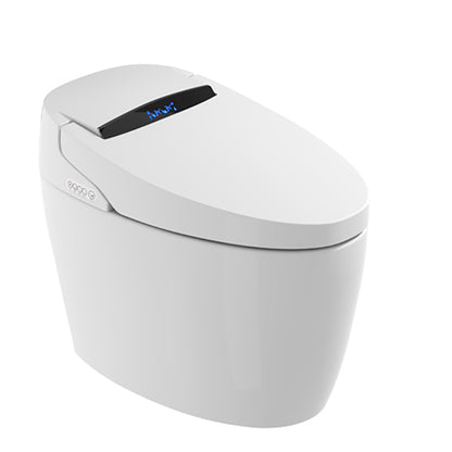 Temperature Control Floor Mount Bidet Elongated Smart Bidet in White No Clearhalo 'Bathroom Remodel & Bathroom Fixtures' 'Bidets' 'Home Improvement' 'home_improvement' 'home_improvement_bidets' 'Toilets & Bidets' 7398504