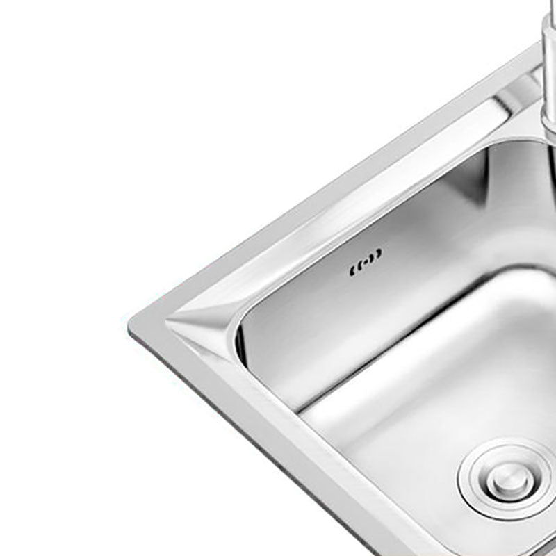 Stainless Steel Kitchen Sink Double Basin Rectangle Sink with Drain Assembly Clearhalo 'Home Improvement' 'home_improvement' 'home_improvement_kitchen_sinks' 'Kitchen Remodel & Kitchen Fixtures' 'Kitchen Sinks & Faucet Components' 'Kitchen Sinks' 'kitchen_sinks' 7398524