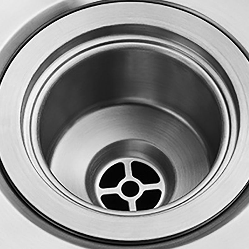 Rectangle Stainless Steel Kitchen Sink Double Basin Sink with Drain Assembly Clearhalo 'Home Improvement' 'home_improvement' 'home_improvement_kitchen_sinks' 'Kitchen Remodel & Kitchen Fixtures' 'Kitchen Sinks & Faucet Components' 'Kitchen Sinks' 'kitchen_sinks' 7398539