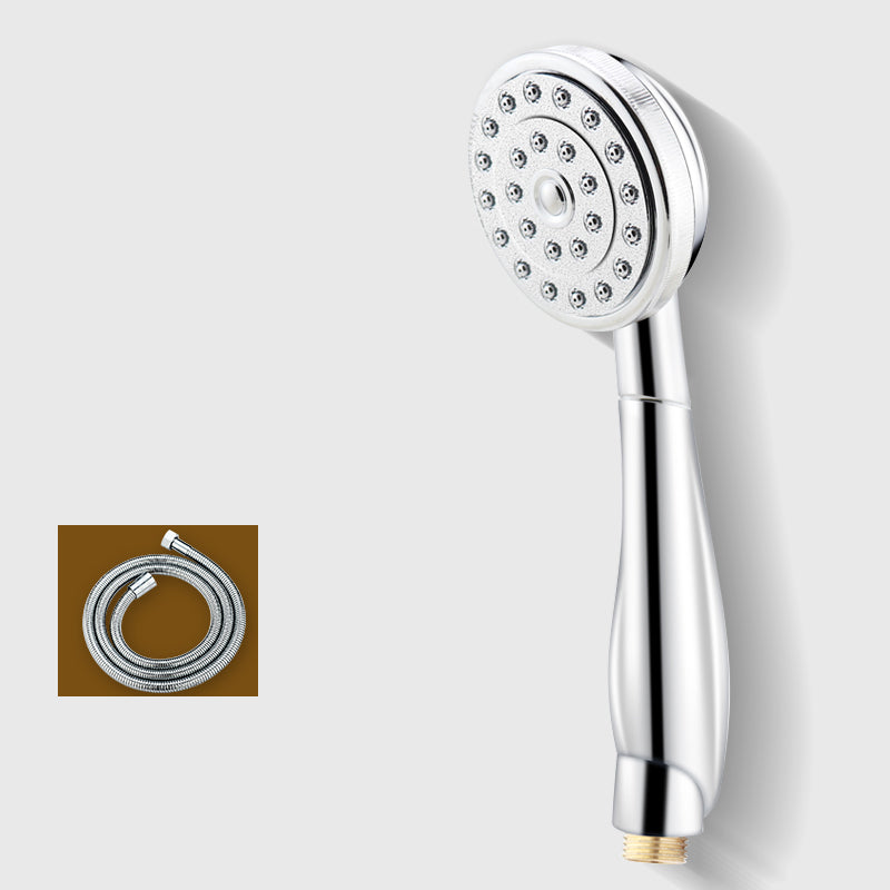 Contemporary Brass Round Hand Shower Water Filtration Showerhead Shower Head with Hose 1.5 meter Hose Clearhalo 'Bathroom Remodel & Bathroom Fixtures' 'Home Improvement' 'home_improvement' 'home_improvement_shower_heads' 'Shower Heads' 'shower_heads' 'Showers & Bathtubs Plumbing' 'Showers & Bathtubs' 7398609
