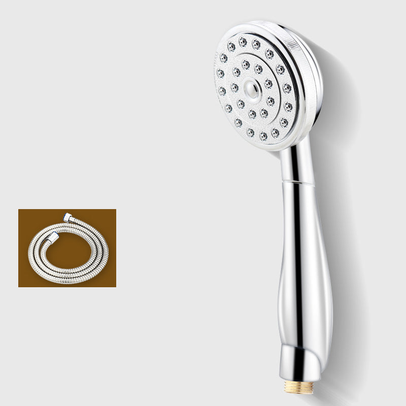 Contemporary Brass Round Hand Shower Water Filtration Showerhead Shower & Explosion-proof Hose Clearhalo 'Bathroom Remodel & Bathroom Fixtures' 'Home Improvement' 'home_improvement' 'home_improvement_shower_heads' 'Shower Heads' 'shower_heads' 'Showers & Bathtubs Plumbing' 'Showers & Bathtubs' 7398616