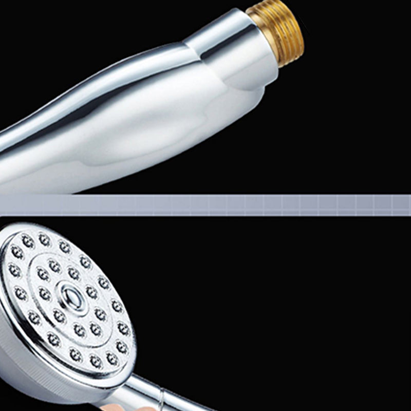 Contemporary Brass Round Hand Shower Water Filtration Showerhead Clearhalo 'Bathroom Remodel & Bathroom Fixtures' 'Home Improvement' 'home_improvement' 'home_improvement_shower_heads' 'Shower Heads' 'shower_heads' 'Showers & Bathtubs Plumbing' 'Showers & Bathtubs' 7398617