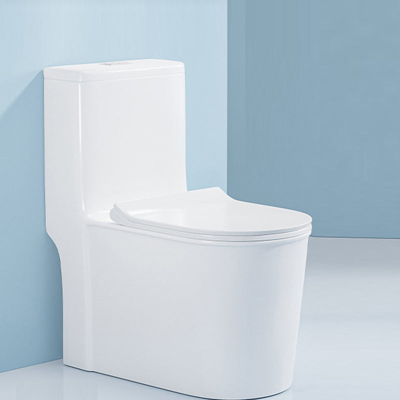 Traditional Floor Mounted Flush Toilet One Piece Toilet Siphon Jet Toilet 15"L x 27"W x 30"H 16" Clearhalo 'Bathroom Remodel & Bathroom Fixtures' 'Home Improvement' 'home_improvement' 'home_improvement_toilets' 'Toilets & Bidets' 'Toilets' 7398828