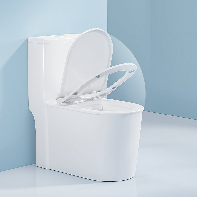 Traditional Floor Mounted Flush Toilet One Piece Toilet Siphon Jet Toilet 15"L x 27"W x 30"H 14" Clearhalo 'Bathroom Remodel & Bathroom Fixtures' 'Home Improvement' 'home_improvement' 'home_improvement_toilets' 'Toilets & Bidets' 'Toilets' 7398831