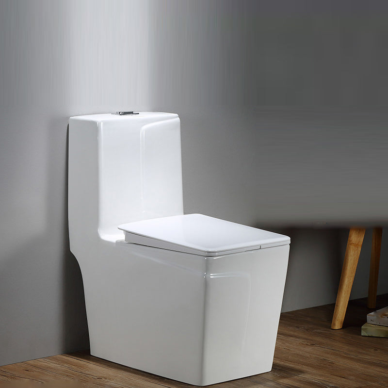 Floor Mounted Porcelain Urine Toilet Traditional Siphon Jet Flush Toilet 13"L x 27"W x 30"H White Clearhalo 'Bathroom Remodel & Bathroom Fixtures' 'Home Improvement' 'home_improvement' 'home_improvement_toilets' 'Toilets & Bidets' 'Toilets' 7398869