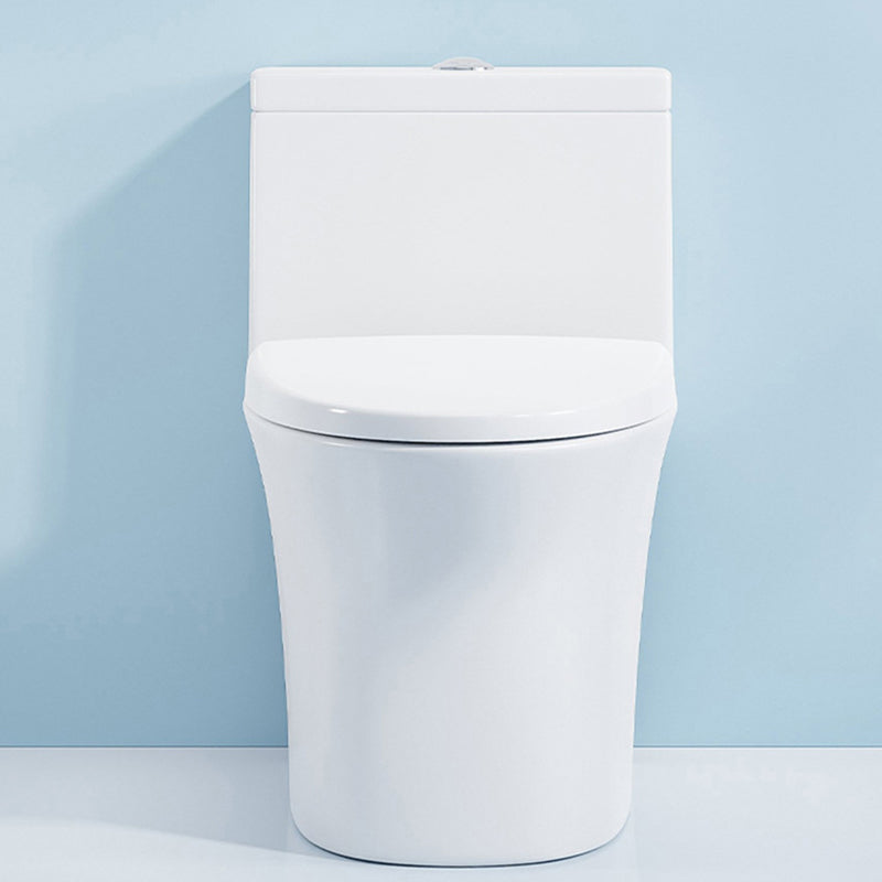 Traditional Floor Mounted Toilet All In One Porcelain Flush Toilet 16"L x 27"W x 27"H 16" Clearhalo 'Bathroom Remodel & Bathroom Fixtures' 'Home Improvement' 'home_improvement' 'home_improvement_toilets' 'Toilets & Bidets' 'Toilets' 7398890