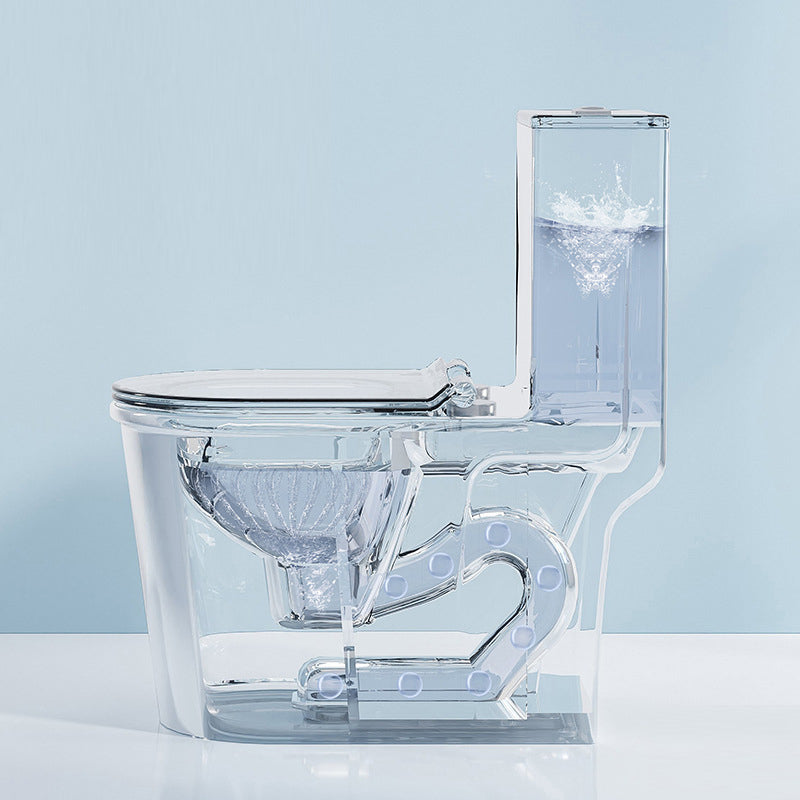 Traditional Floor Mounted Toilet All In One Porcelain Flush Toilet Clearhalo 'Bathroom Remodel & Bathroom Fixtures' 'Home Improvement' 'home_improvement' 'home_improvement_toilets' 'Toilets & Bidets' 'Toilets' 7398902