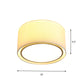 2-Shade Drum Fabric Ceiling Flush Modern 4 Lights White Flush Mount Lighting Fixture for Bedroom Clearhalo 'Ceiling Lights' 'Close To Ceiling Lights' 'Close to ceiling' 'Flush mount' Lighting' 739903