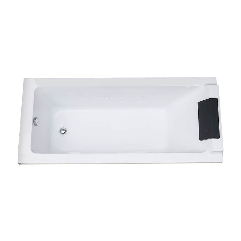 Modern Rectangular Bath Acrylic Soaking White Drop-in Bathtub Right Tub Clearhalo 'Bathroom Remodel & Bathroom Fixtures' 'Bathtubs' 'Home Improvement' 'home_improvement' 'home_improvement_bathtubs' 'Showers & Bathtubs' 7400406