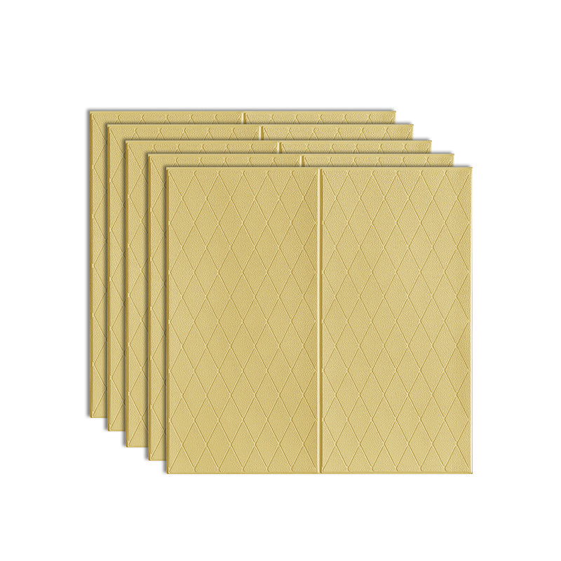 Plastic Wall Paneling Peel and Stick 3D Wall Paneling with Waterproof Beige Clearhalo 'Flooring 'Home Improvement' 'home_improvement' 'home_improvement_wall_paneling' 'Wall Paneling' 'wall_paneling' 'Walls & Ceilings' Walls and Ceiling' 7401570