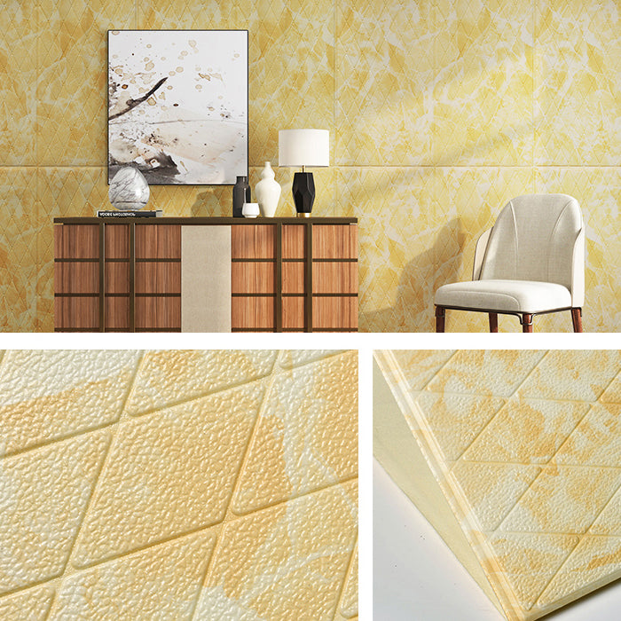 Plastic Wall Paneling Peel and Stick 3D Wall Paneling with Waterproof Clearhalo 'Flooring 'Home Improvement' 'home_improvement' 'home_improvement_wall_paneling' 'Wall Paneling' 'wall_paneling' 'Walls & Ceilings' Walls and Ceiling' 7401577