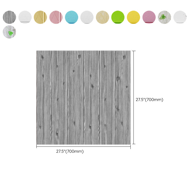 Plastic Wall Paneling Peel and Stick 3D Wall Paneling with Waterproof Clearhalo 'Flooring 'Home Improvement' 'home_improvement' 'home_improvement_wall_paneling' 'Wall Paneling' 'wall_paneling' 'Walls & Ceilings' Walls and Ceiling' 7401587