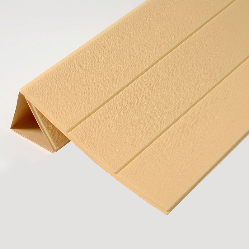 Plastic Wall Paneling Contemporary Waterproof 3D Wall Paneling Yellow Clearhalo 'Flooring 'Home Improvement' 'home_improvement' 'home_improvement_wall_paneling' 'Wall Paneling' 'wall_paneling' 'Walls & Ceilings' Walls and Ceiling' 7401595