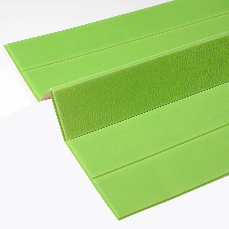 Plastic Wall Paneling Contemporary Waterproof 3D Wall Paneling Green Clearhalo 'Flooring 'Home Improvement' 'home_improvement' 'home_improvement_wall_paneling' 'Wall Paneling' 'wall_paneling' 'Walls & Ceilings' Walls and Ceiling' 7401598