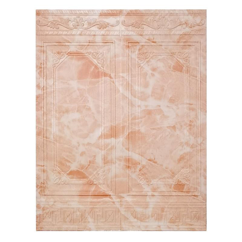 Plastic Wall Paneling Contemporary Waterproof 3D Wall Paneling Nude Pink Clearhalo 'Flooring 'Home Improvement' 'home_improvement' 'home_improvement_wall_paneling' 'Wall Paneling' 'wall_paneling' 'Walls & Ceilings' Walls and Ceiling' 7401599