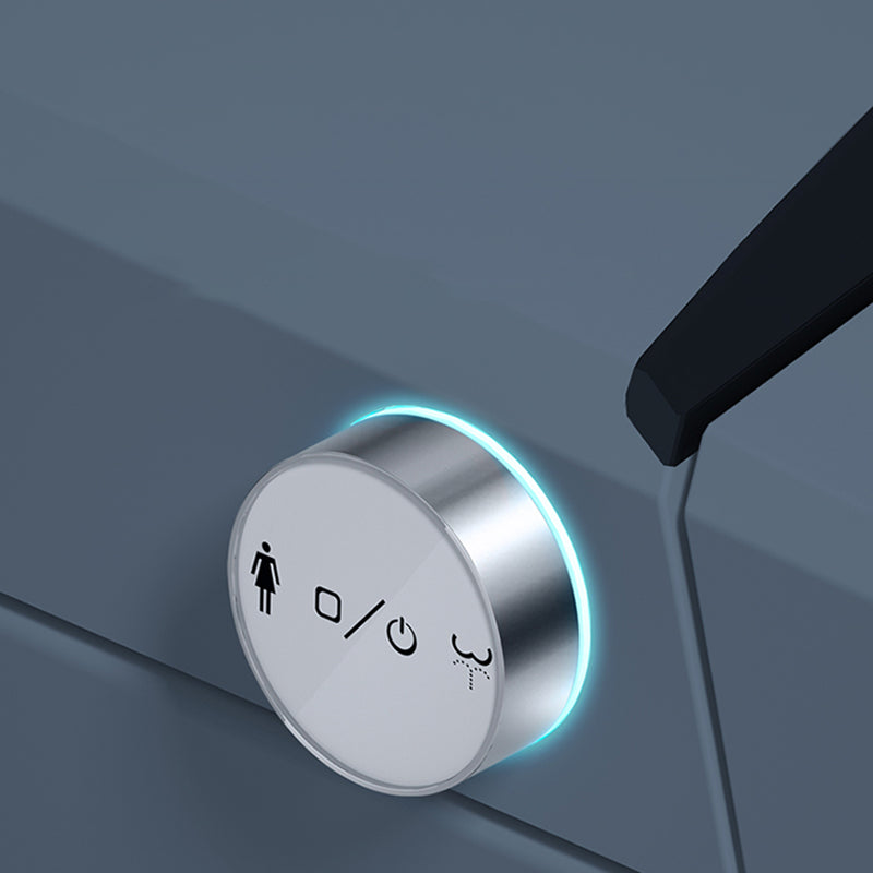 Elongated Toilet Seat Bidet White One-Piece Smart Toilet Bidet with Unlimited Warm Water Clearhalo 'Bathroom Remodel & Bathroom Fixtures' 'Bidets' 'Home Improvement' 'home_improvement' 'home_improvement_bidets' 'Toilets & Bidets' 7402535