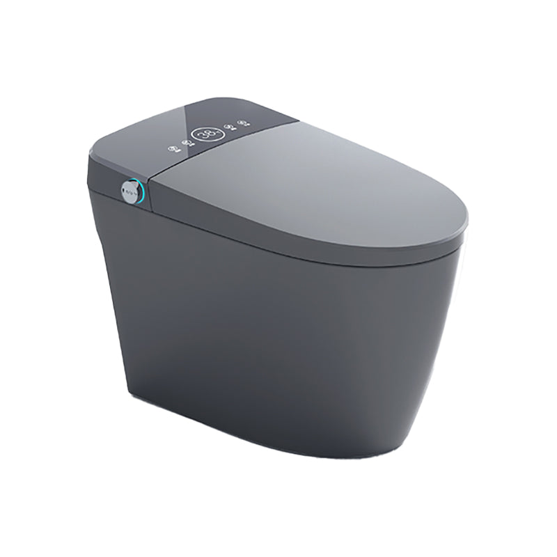 Elongated Floor Standing Bidet Contemporary Smart Bidet with Quiet-Close Clearhalo 'Bathroom Remodel & Bathroom Fixtures' 'Bidets' 'Home Improvement' 'home_improvement' 'home_improvement_bidets' 'Toilets & Bidets' 7402545