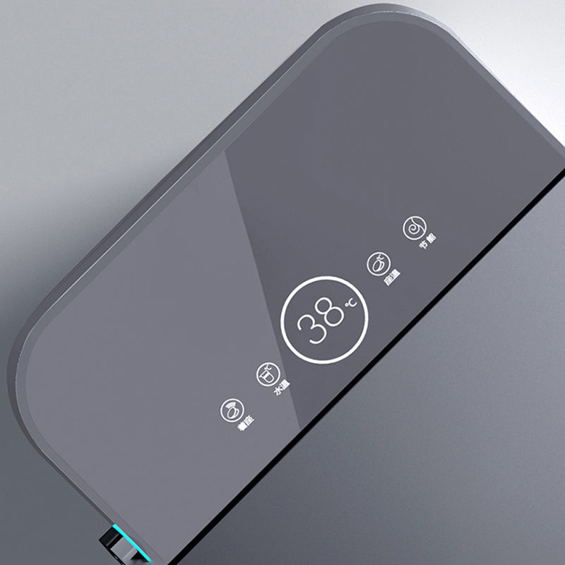 Elongated Floor Standing Bidet Contemporary Smart Bidet with Quiet-Close Clearhalo 'Bathroom Remodel & Bathroom Fixtures' 'Bidets' 'Home Improvement' 'home_improvement' 'home_improvement_bidets' 'Toilets & Bidets' 7402546