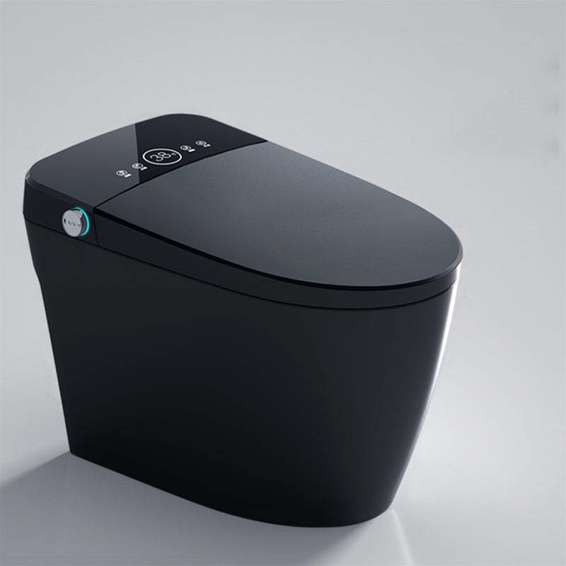 Elongated Smart Toilet Seat Bidet Vitreous China Bidet Seat with Heated Seat Clearhalo 'Bathroom Remodel & Bathroom Fixtures' 'Bidets' 'Home Improvement' 'home_improvement' 'home_improvement_bidets' 'Toilets & Bidets' 7402552