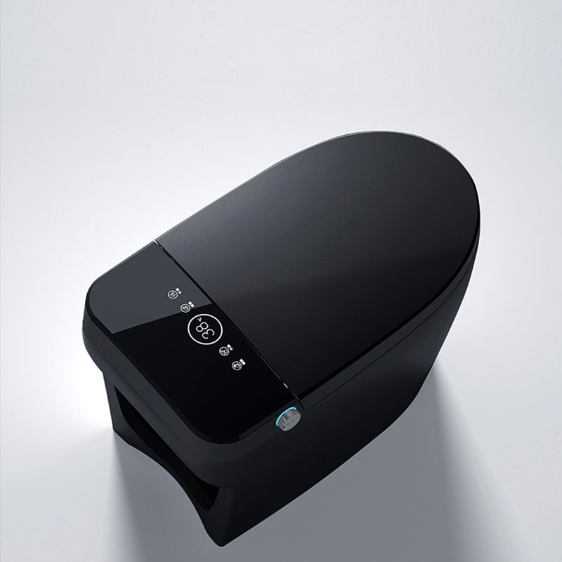 Elongated Smart Toilet Seat Bidet Vitreous China Bidet Seat with Heated Seat Clearhalo 'Bathroom Remodel & Bathroom Fixtures' 'Bidets' 'Home Improvement' 'home_improvement' 'home_improvement_bidets' 'Toilets & Bidets' 7402555