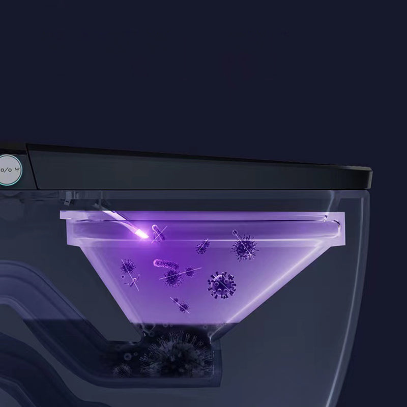 Elongated Smart Toilet Seat Bidet Vitreous China Bidet Seat with Heated Seat Clearhalo 'Bathroom Remodel & Bathroom Fixtures' 'Bidets' 'Home Improvement' 'home_improvement' 'home_improvement_bidets' 'Toilets & Bidets' 7402563