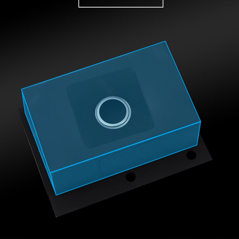 Modern Style Kitchen Sink Soundproof Kitchen Sink with Basket Strainer Clearhalo 'Home Improvement' 'home_improvement' 'home_improvement_kitchen_sinks' 'Kitchen Remodel & Kitchen Fixtures' 'Kitchen Sinks & Faucet Components' 'Kitchen Sinks' 'kitchen_sinks' 7402598