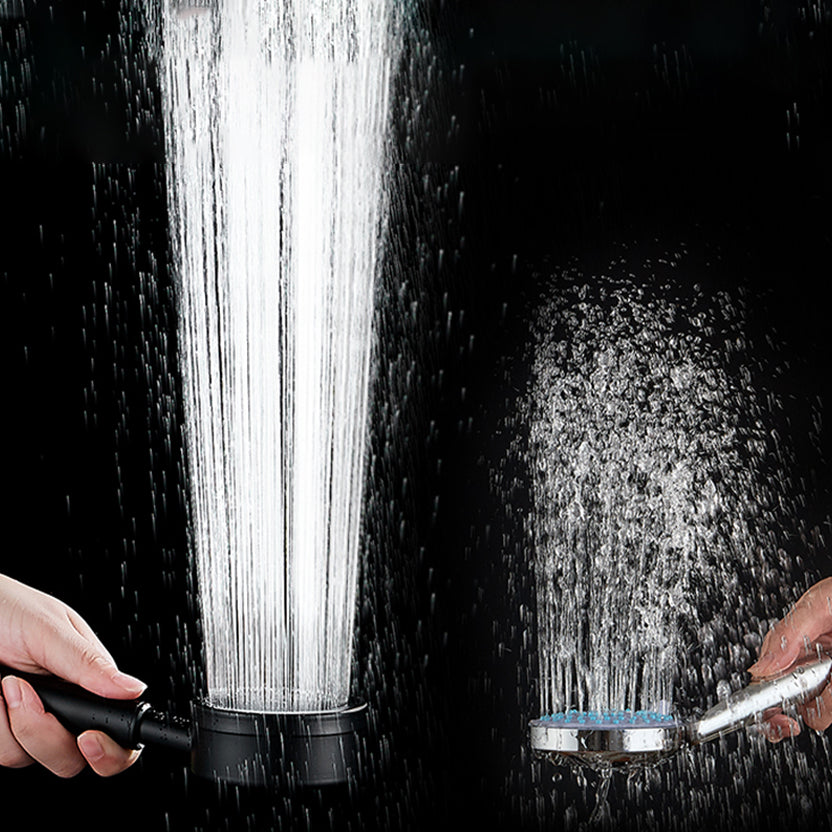 Modern Round Hand Shower Water Efficient Stainless Steel Showerhead Clearhalo 'Bathroom Remodel & Bathroom Fixtures' 'Home Improvement' 'home_improvement' 'home_improvement_shower_heads' 'Shower Heads' 'shower_heads' 'Showers & Bathtubs Plumbing' 'Showers & Bathtubs' 7402650