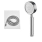 Modern Round Hand Shower Water Efficient Stainless Steel Showerhead Silver Shower Head with Hose Clearhalo 'Bathroom Remodel & Bathroom Fixtures' 'Home Improvement' 'home_improvement' 'home_improvement_shower_heads' 'Shower Heads' 'shower_heads' 'Showers & Bathtubs Plumbing' 'Showers & Bathtubs' 7402657