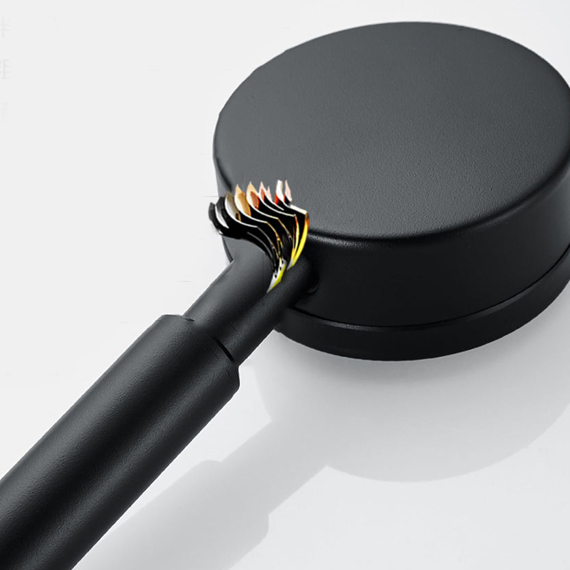 Modern Round Hand Shower Water Efficient Stainless Steel Showerhead Clearhalo 'Bathroom Remodel & Bathroom Fixtures' 'Home Improvement' 'home_improvement' 'home_improvement_shower_heads' 'Shower Heads' 'shower_heads' 'Showers & Bathtubs Plumbing' 'Showers & Bathtubs' 7402664