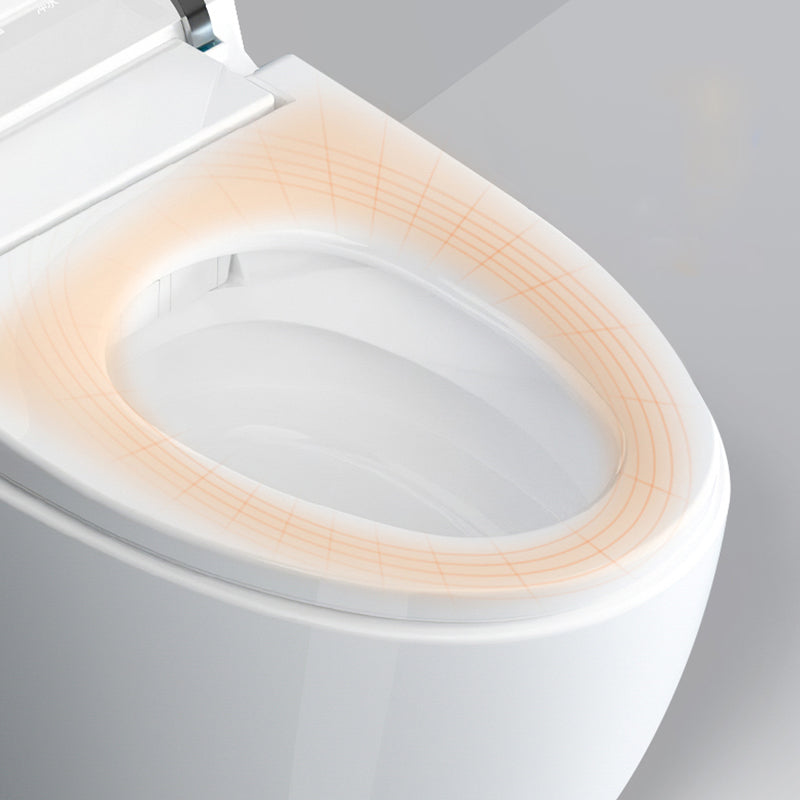 One Piece Toilet Modern Flush Toilet Porcelain Floor Mounted Siphon Jet Toilet Clearhalo 'Bathroom Remodel & Bathroom Fixtures' 'Home Improvement' 'home_improvement' 'home_improvement_toilets' 'Toilets & Bidets' 'Toilets' 7402716