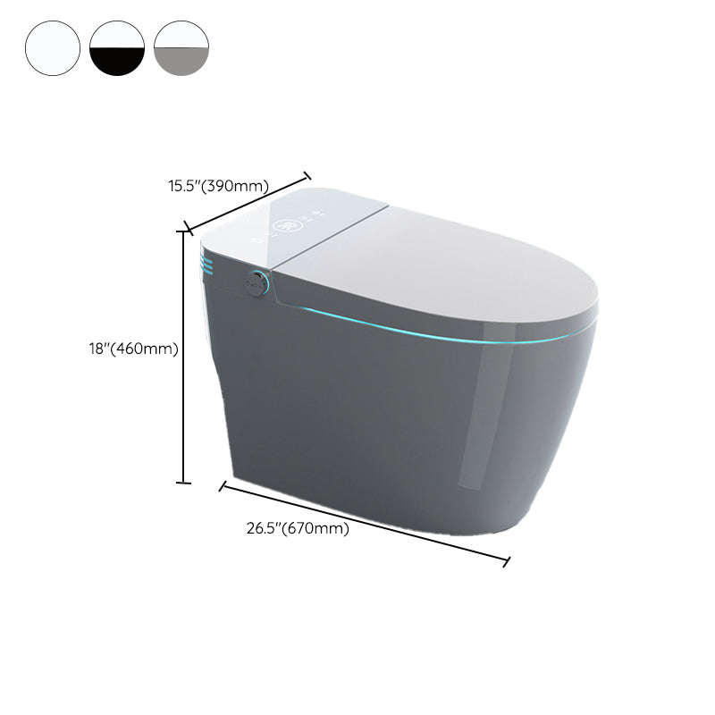 One Piece Toilet Modern Flush Toilet Porcelain Floor Mounted Siphon Jet Toilet Clearhalo 'Bathroom Remodel & Bathroom Fixtures' 'Home Improvement' 'home_improvement' 'home_improvement_toilets' 'Toilets & Bidets' 'Toilets' 7402717