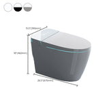 One Piece Toilet Modern Flush Toilet Porcelain Floor Mounted Siphon Jet Toilet Clearhalo 'Bathroom Remodel & Bathroom Fixtures' 'Home Improvement' 'home_improvement' 'home_improvement_toilets' 'Toilets & Bidets' 'Toilets' 7402717